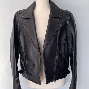 Coach Leather Moto Jacket - CURRENTLY CONSIGNED- inquire to buy.